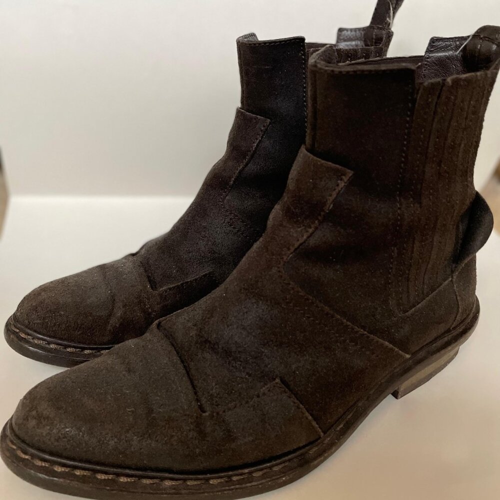 BALENCIAGA - Vintage Black Leather Chelsea Boots sz 40 US 9